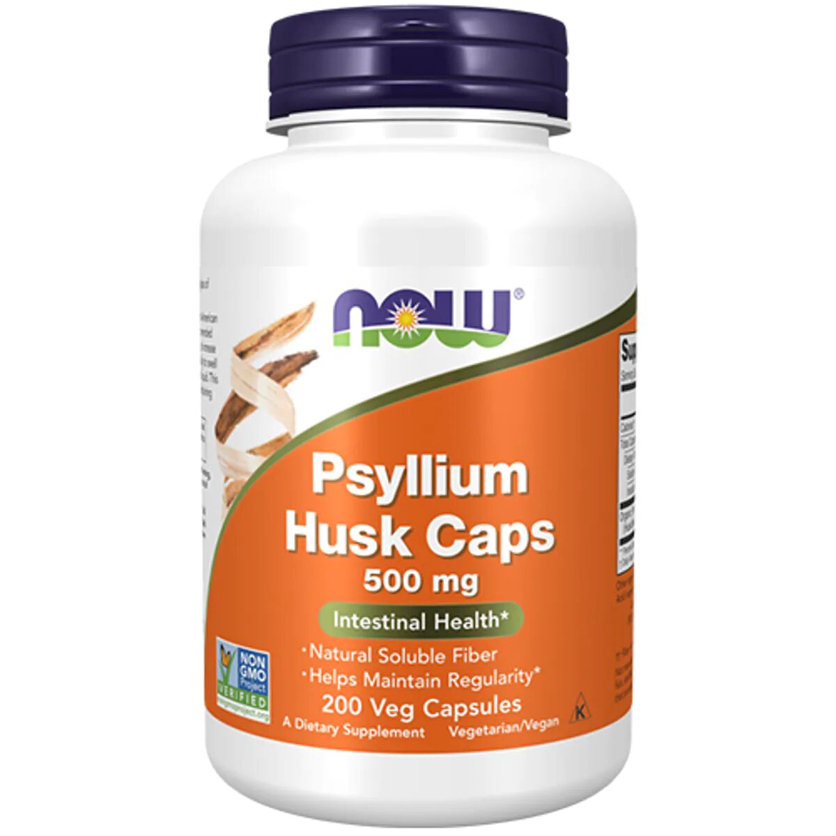 Psyllium husk 500 mg 200 kap