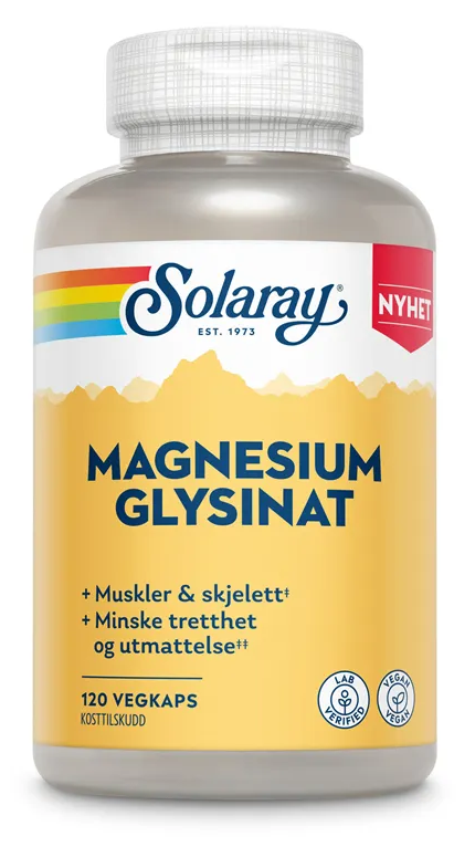 Magnesium glysinat 120 kapsler