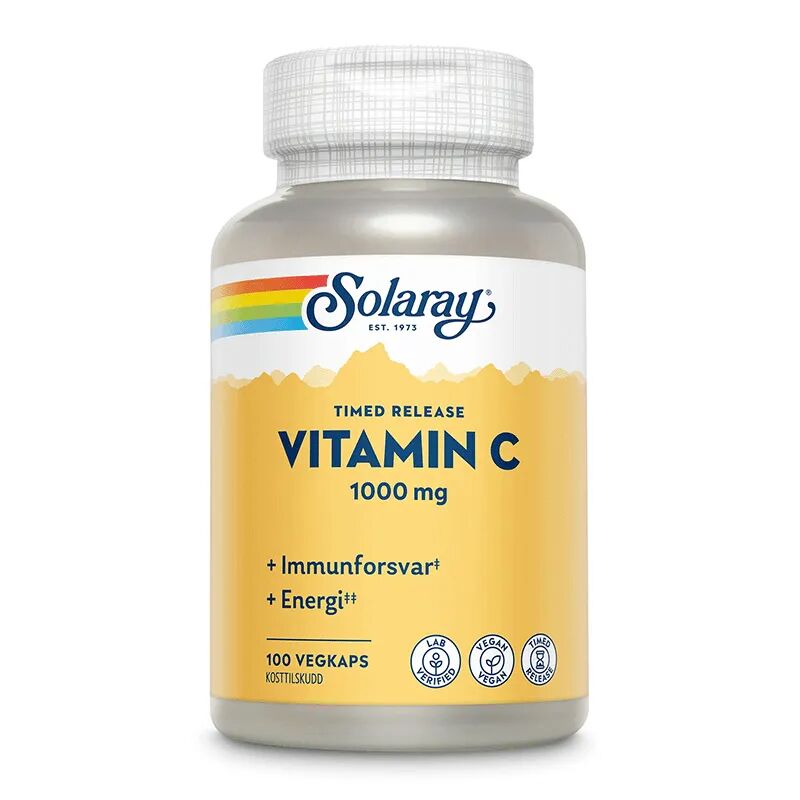 Vitamin C 1000 mg 100 kapsler