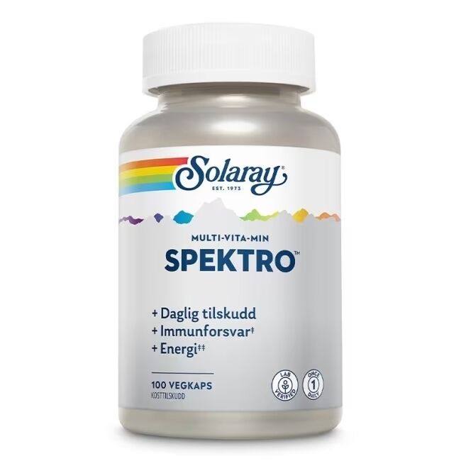 Spektro multivitamin med jern 100 kapsler