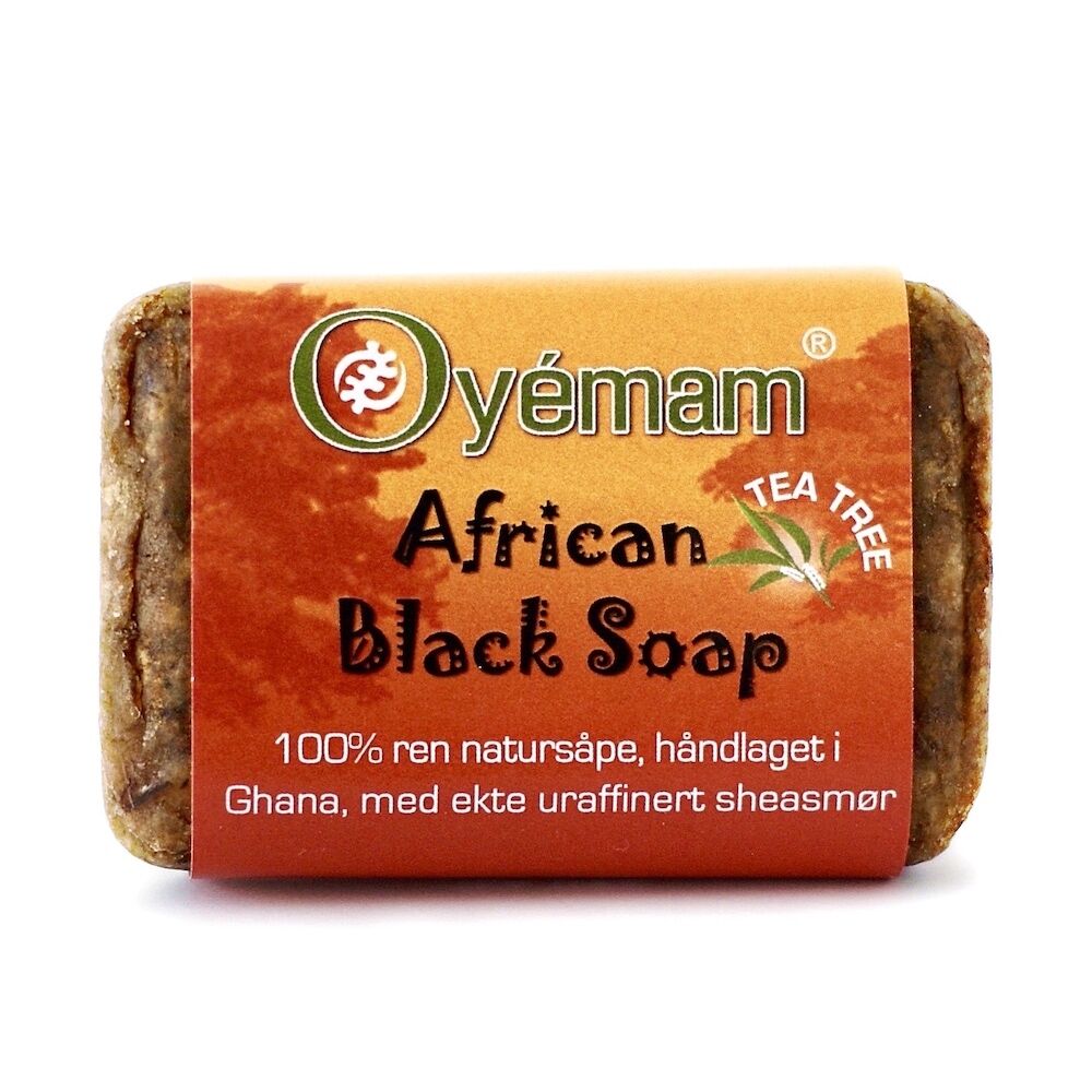 African black soap med sheasmør & tea tree