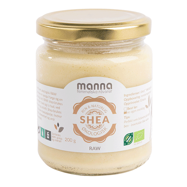 Sheasmør Raw 200g økologisk