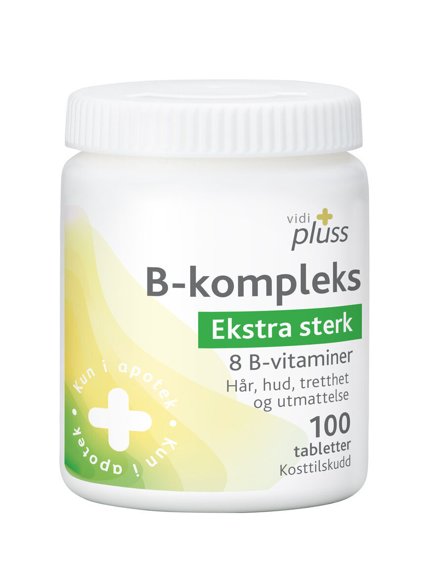 B-kompleks ekstra sterk 100 stk