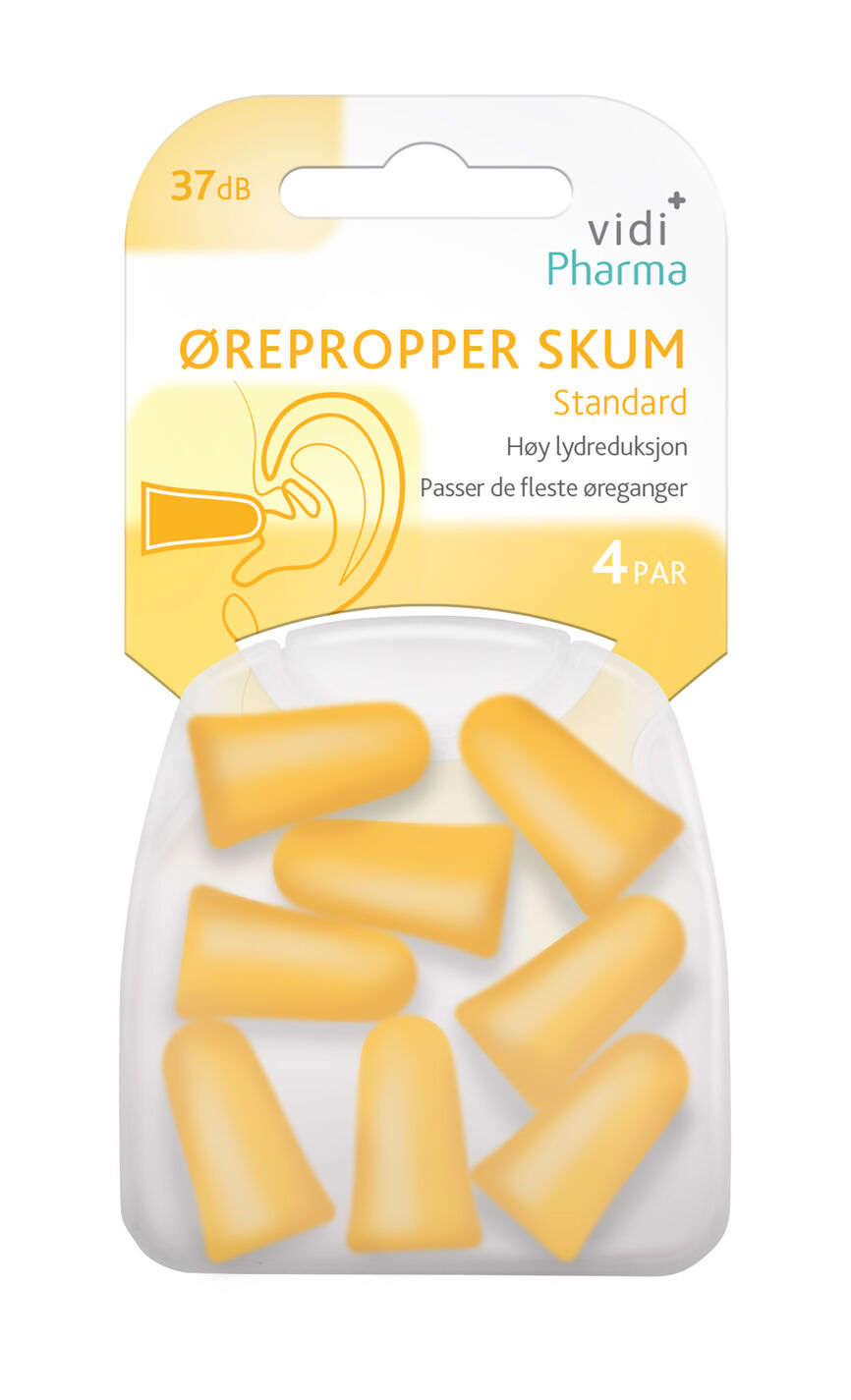Ørepropper skum standard 4 par