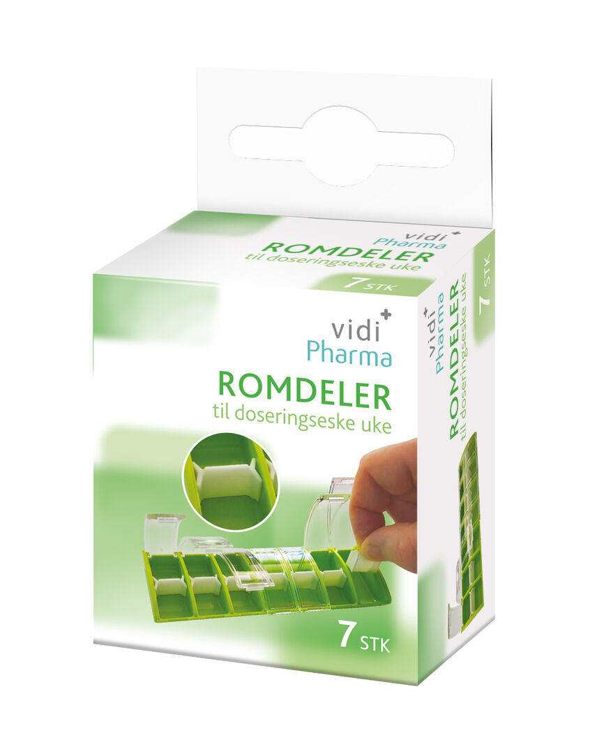 Romdeler til doseringseske uke 7 stk