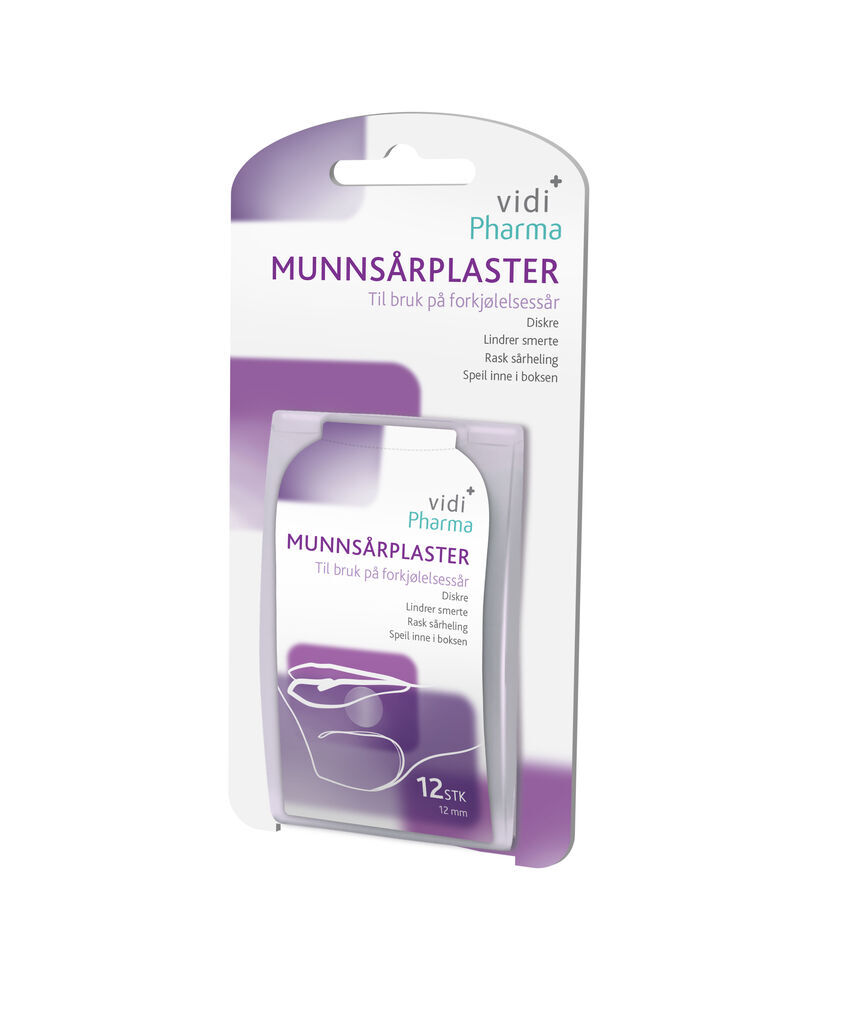Munnsårplaster 12 stk