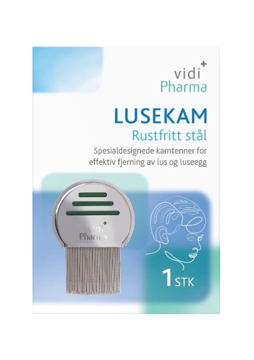 Lusekam rustfritt stål 1 stk