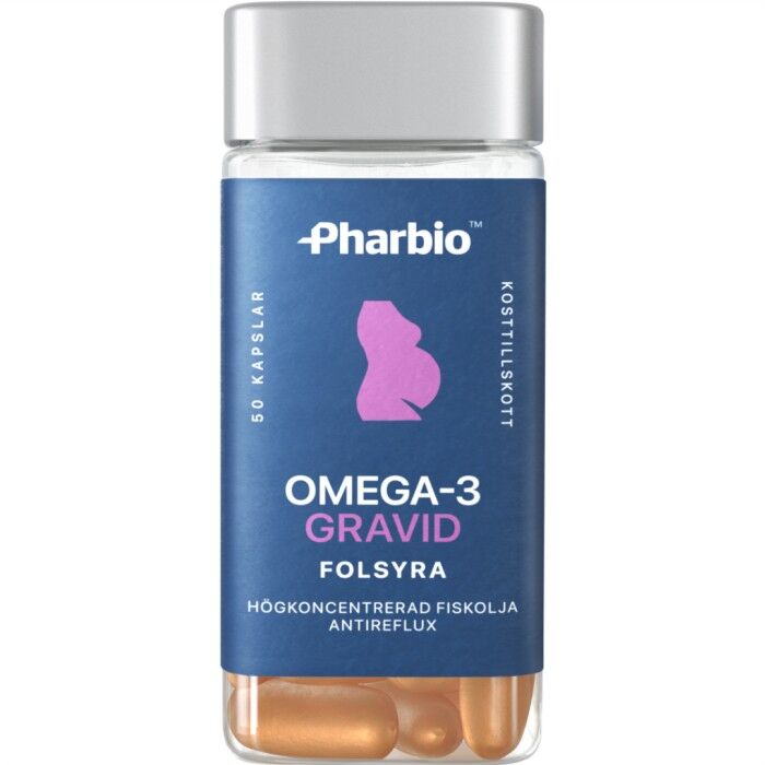 Gravid Omega-3 + Folsyra + D-vitamin 50k