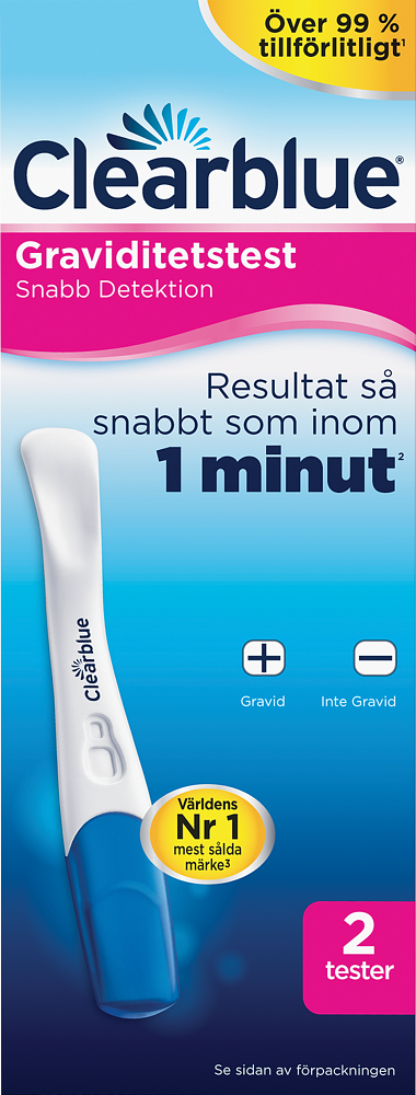 2-pack Graviditetstest Plus