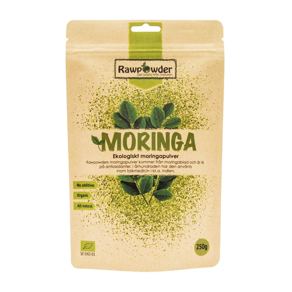 Moringa-pulver Ekologisk 250g