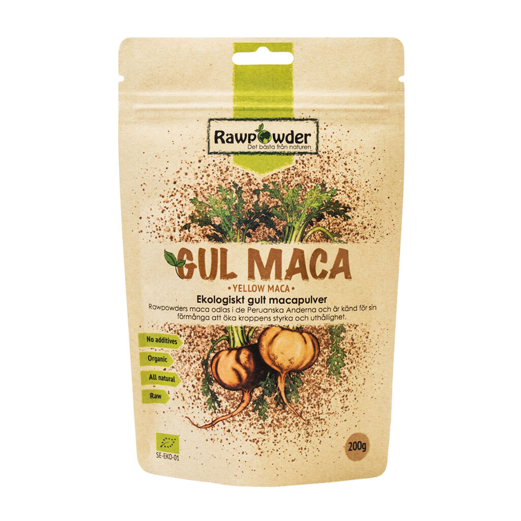 Maca gul pulver 200g