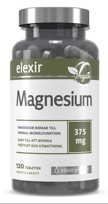 Magnesium 375 mg 120 tabletter