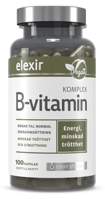 B-vitamin Komplex 100 kapslar