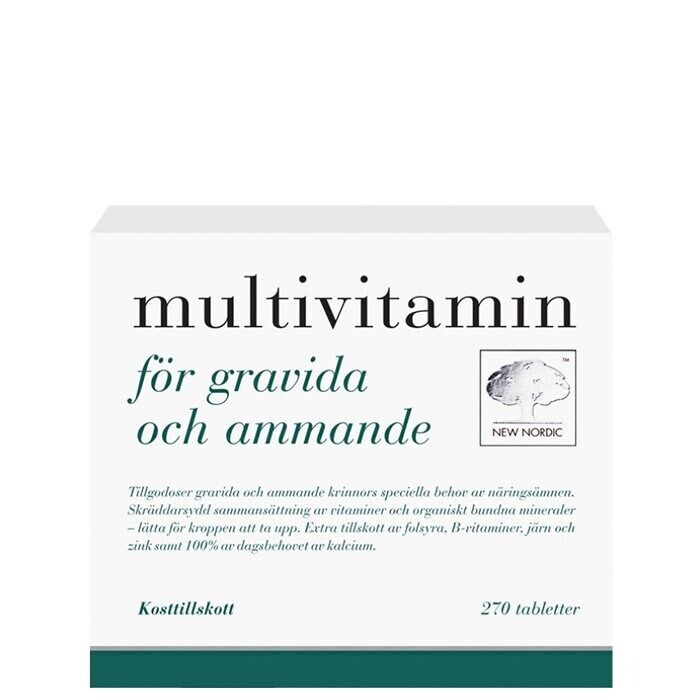 Multivitamin för Gravida och Ammande 270 tabletter