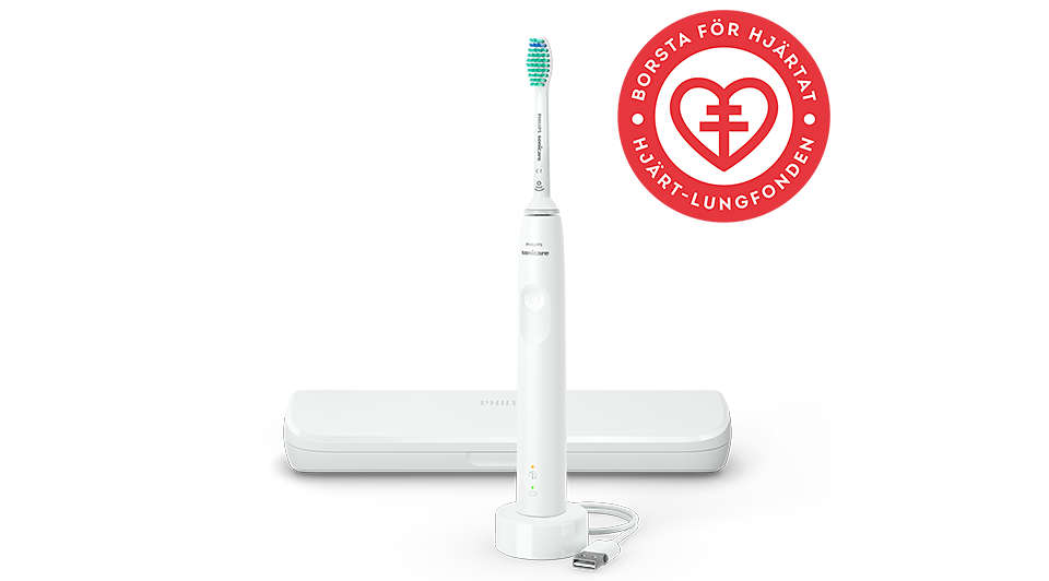 Sonicare 3100 series Sonisk eltandborste + resefodral - Vit