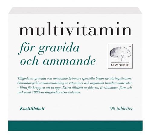 Multivitamin för Gravida och Ammande 90 tabletter