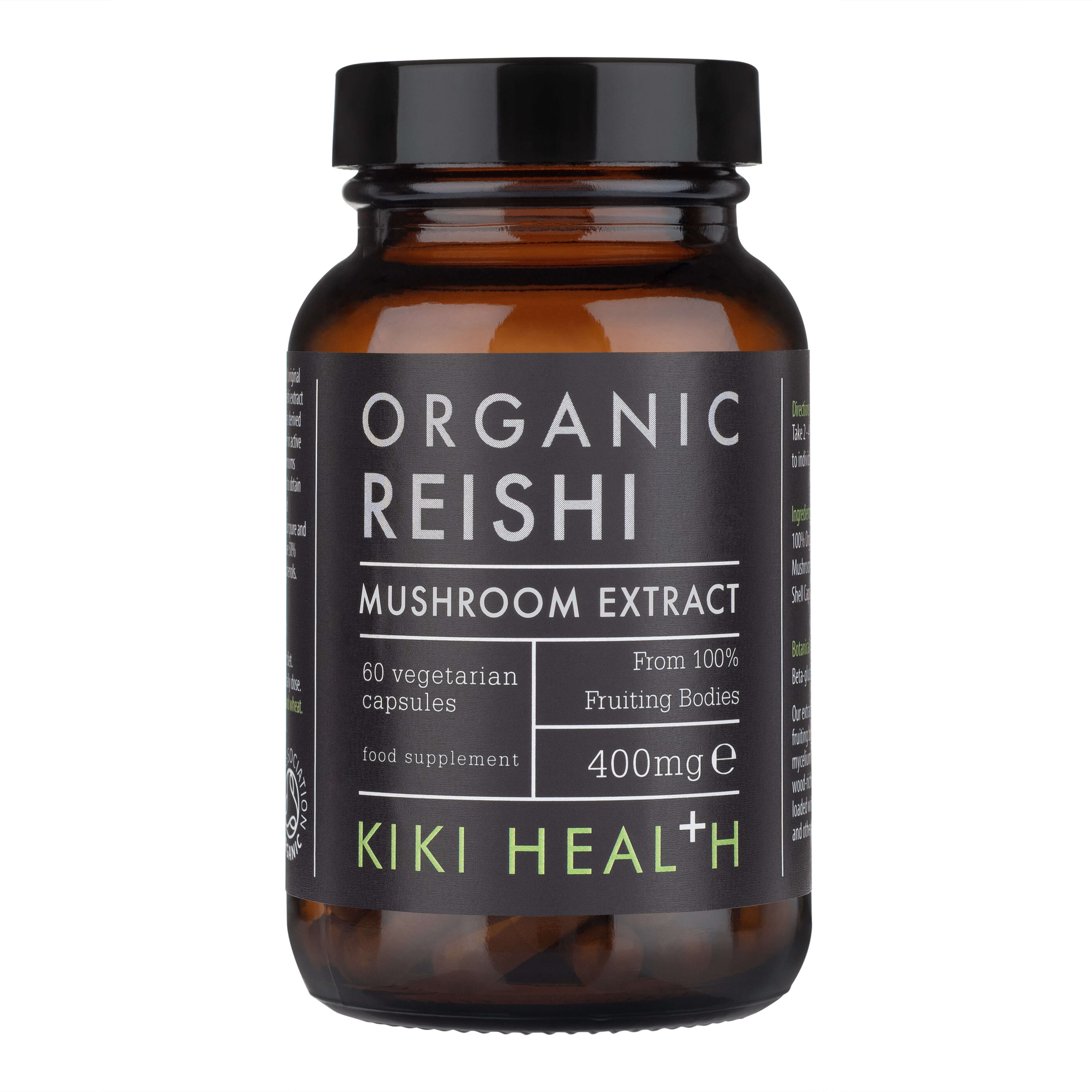 Organic Reishi Extract Mushroom 60 kapslar