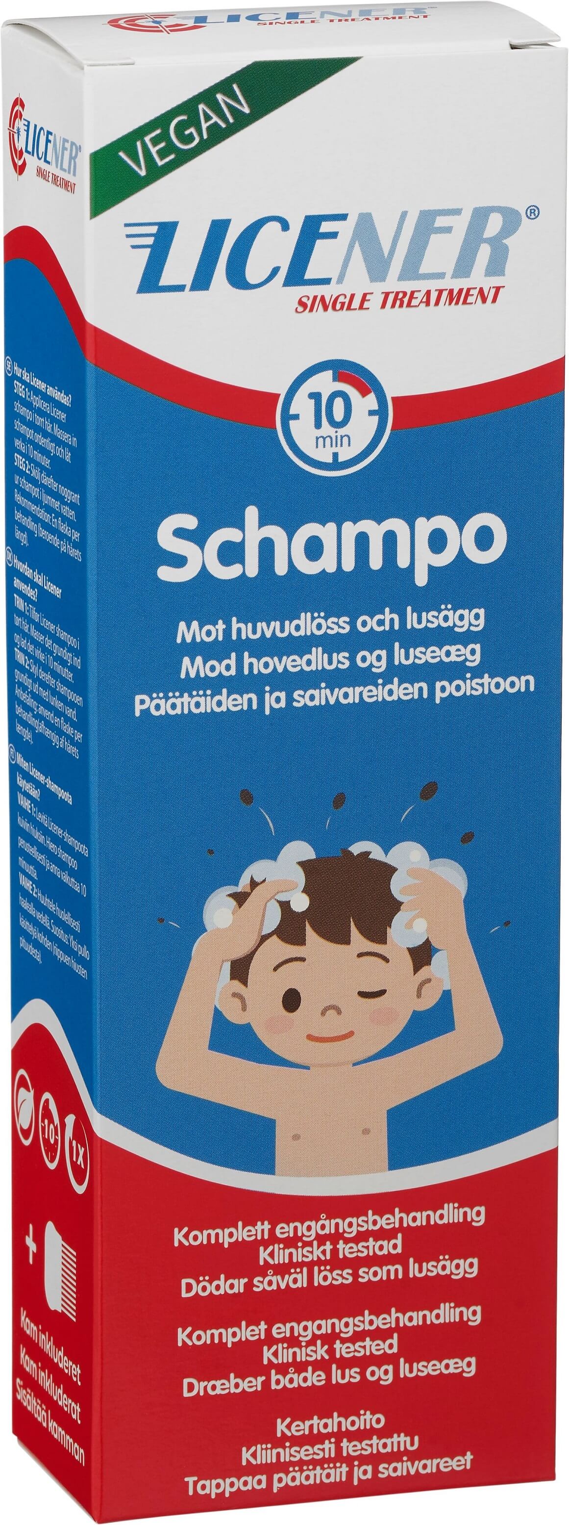 Lusschampo med luskam 100 ml