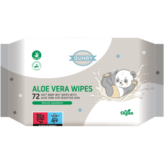 Baby Aloe Vera Wipes 72-pack