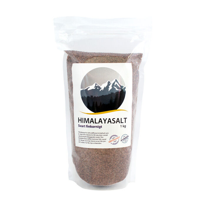 Himalayasalt Finkornigt Svart 1kg