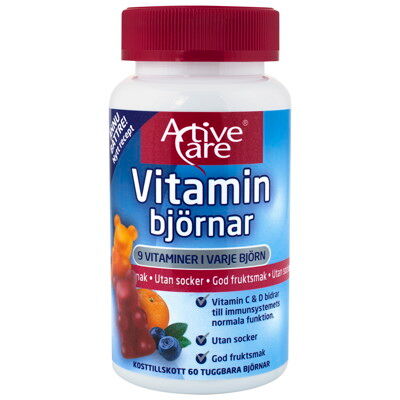 Vitaminbjörnar 60 tuggtabletter