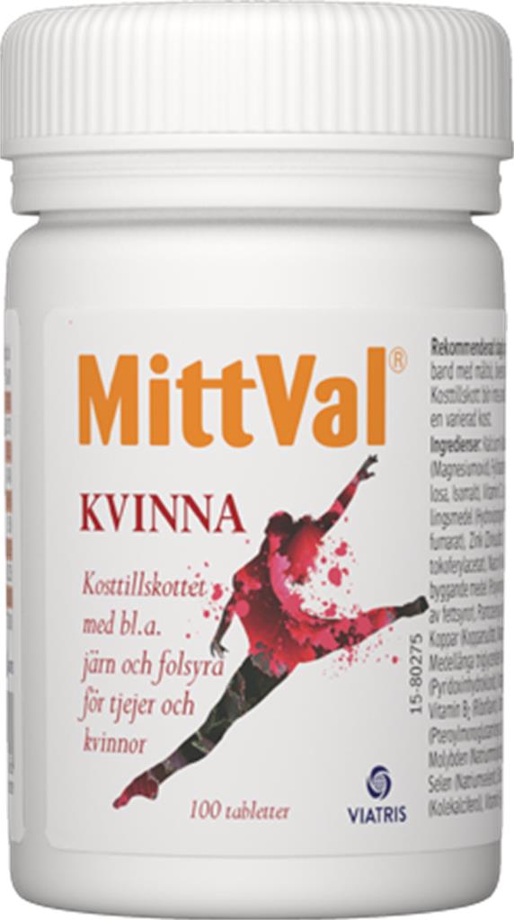 Kvinna 100 tabletter