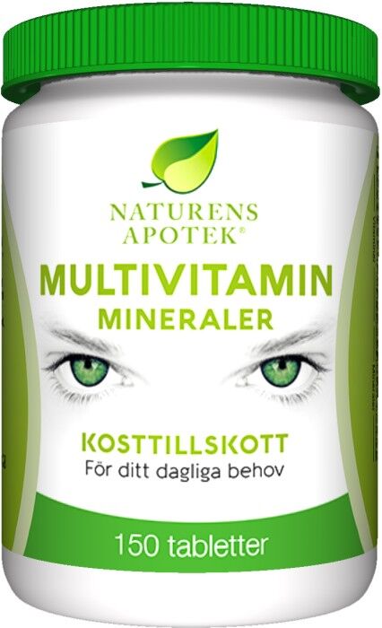 Multivitamin & Mineraler - 150 tabletter