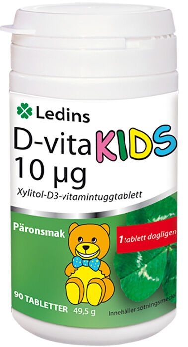 D-vita 10µg KIDS 90 tuggtabletter 