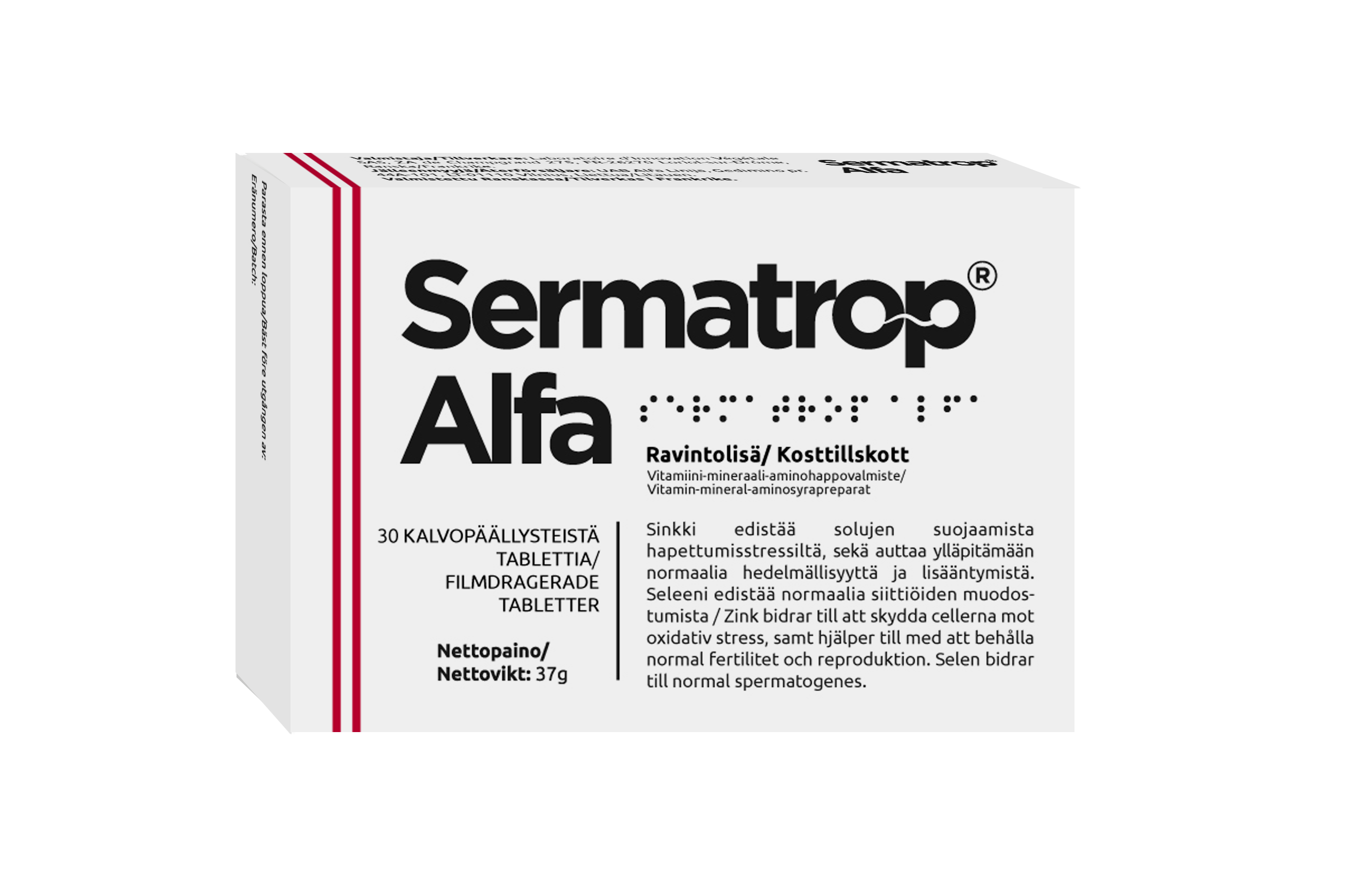 Sermatrop Alfa® 30 tabletter