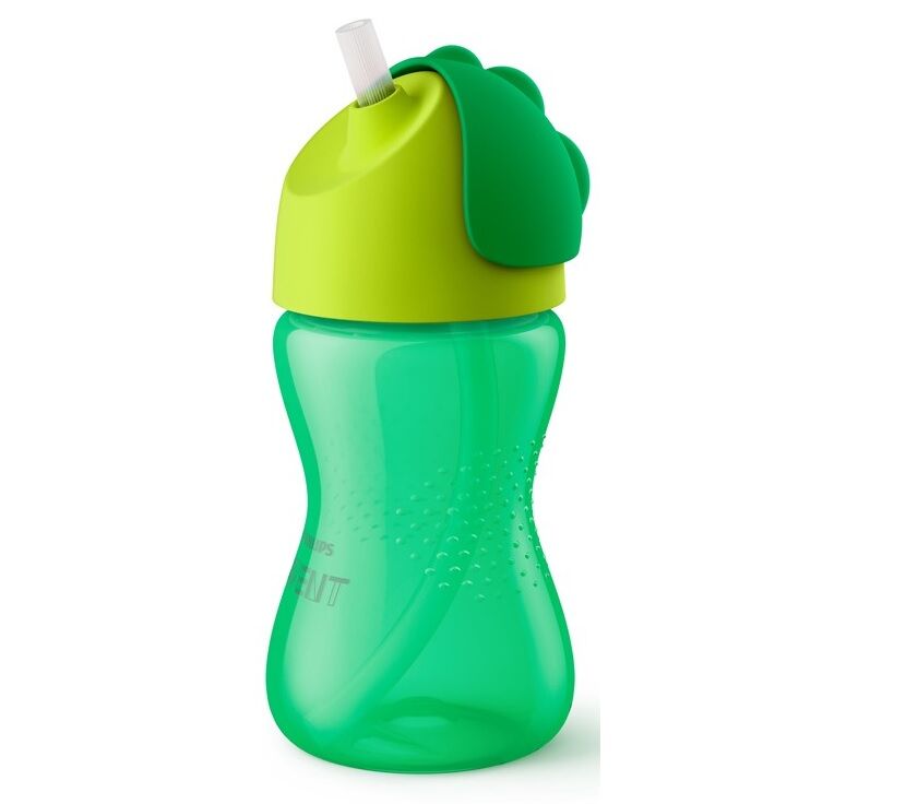 Straw Cup ergonomisk 300 ml Grön