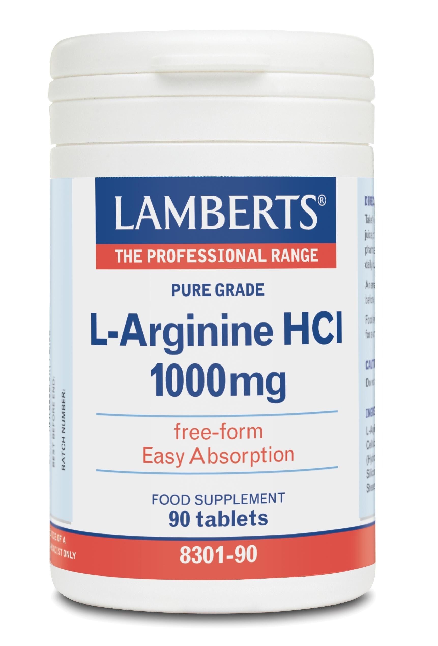 L-arginin 1000mg 90 tab