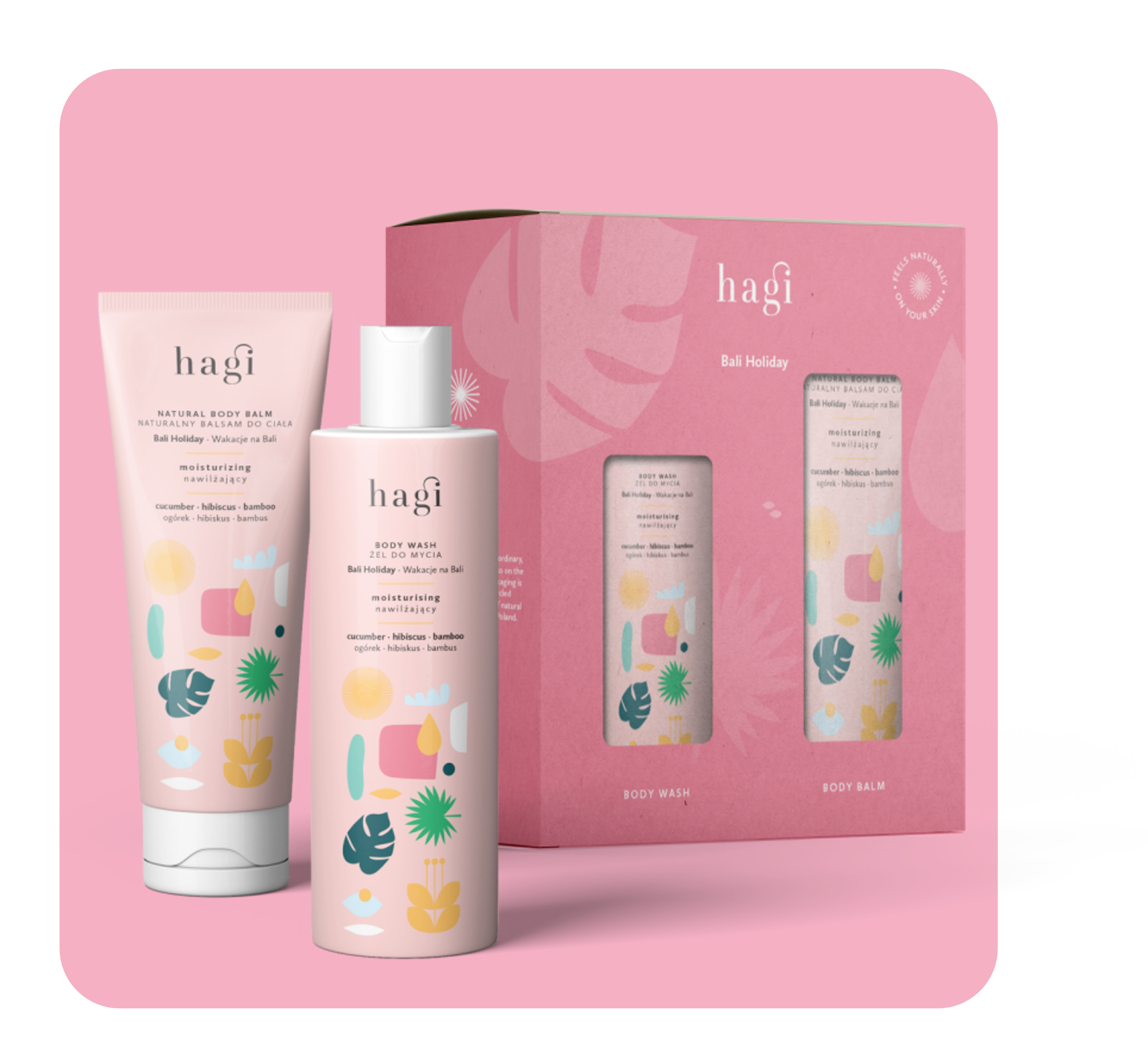 Giftset Bali Holiday Wash Gel + Body Balm