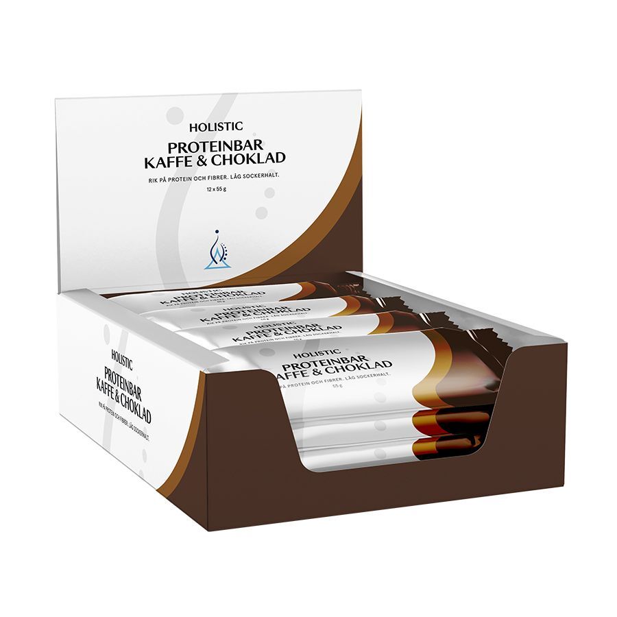 Proteinbar kaffe & choklad 12 x 55 g