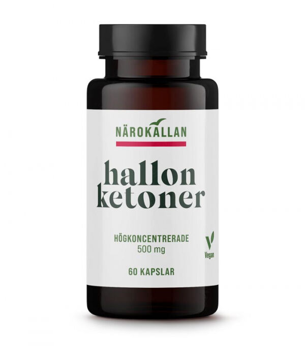 Hallonketoner 60 kapslar