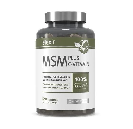 MSM + C Vitamin 120 tabletter