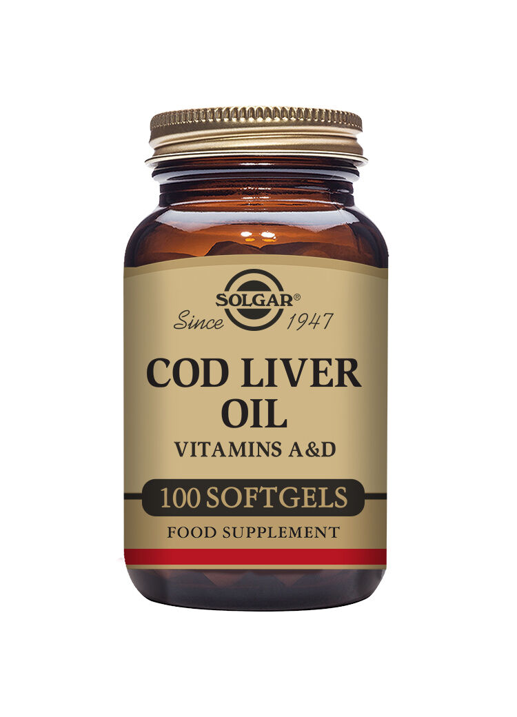 Cod Liver Oil Softgels 100 softgels