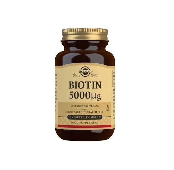 Biotin 5000 mcg 50 kapslar