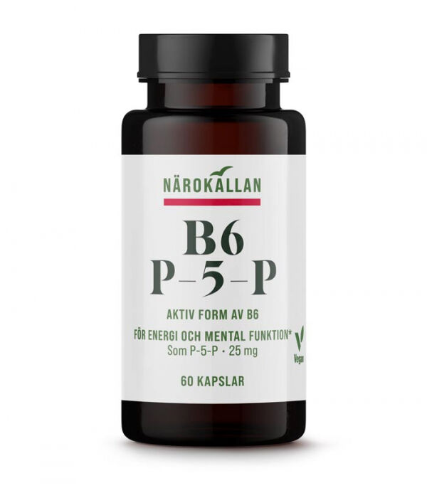 B6 P5P 25 mg 60 kapslar