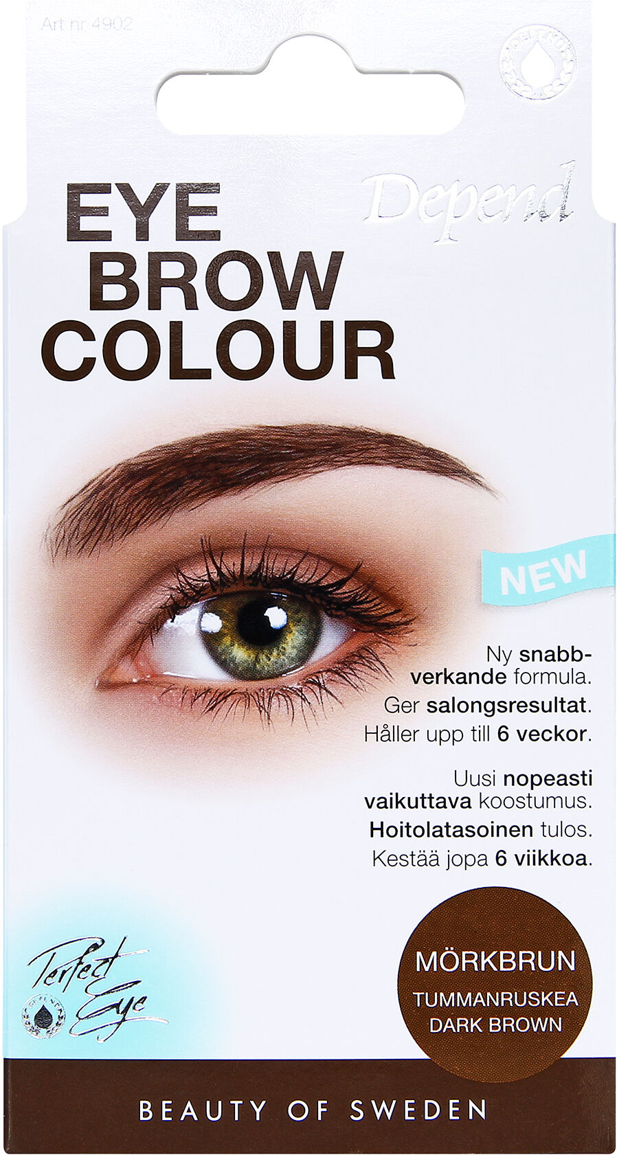 Eyebrow Colour Dark brown