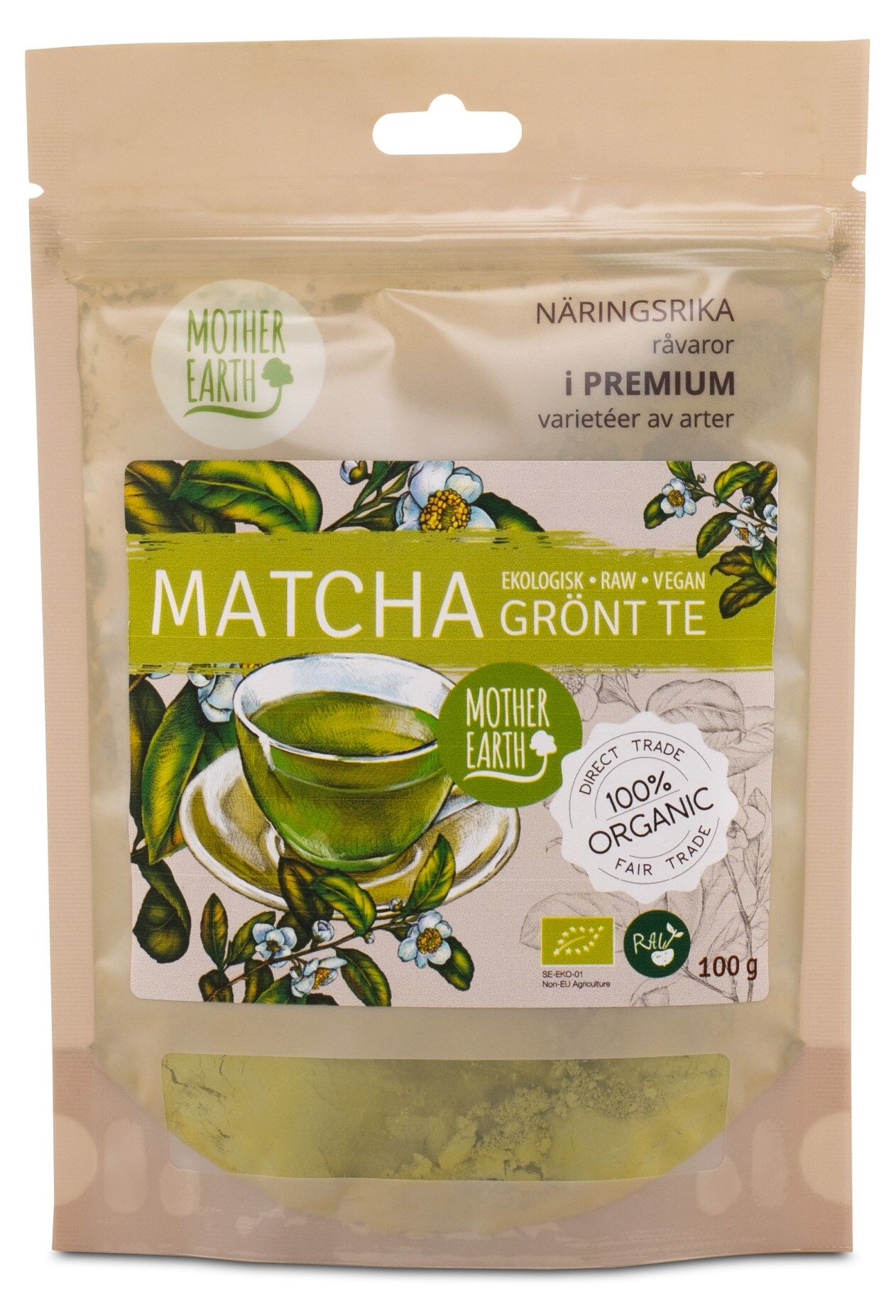 Matcha RAW&EKO 100 g