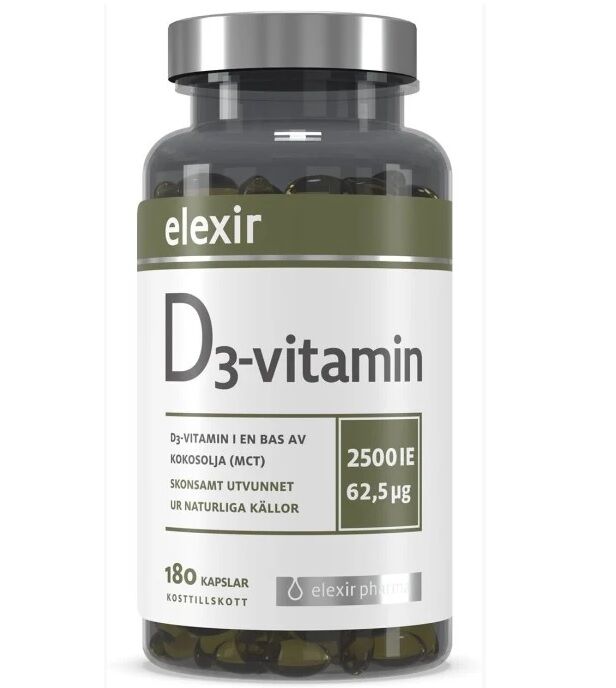 D3-vitamin 2500 IE 180 kapslar