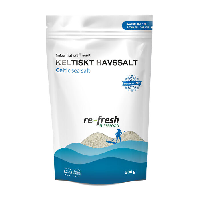 Keltiskt havssalt (Celtic sea salt) Finkornigt 500g