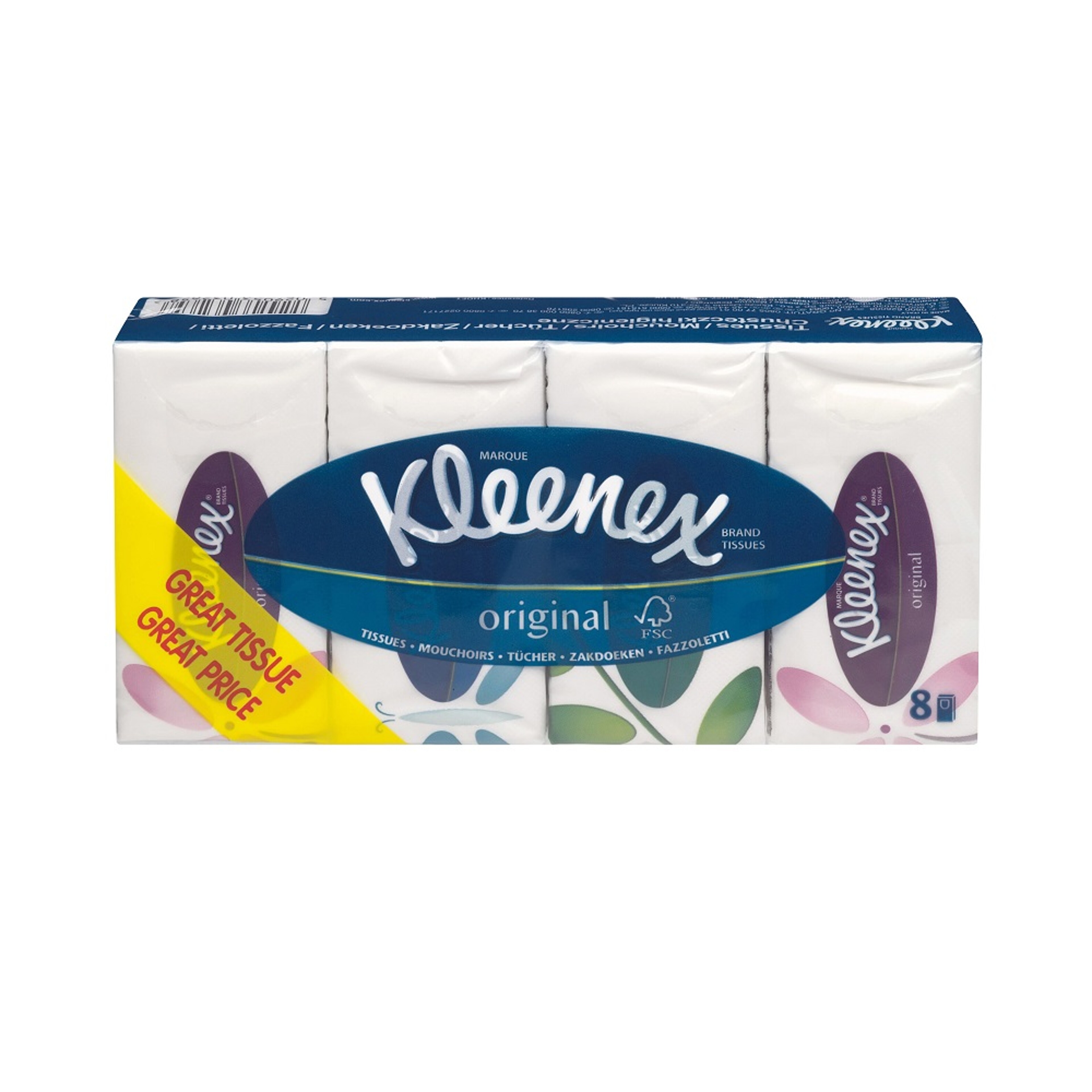 Köp Kleenex Original 8-pack | Bonmed