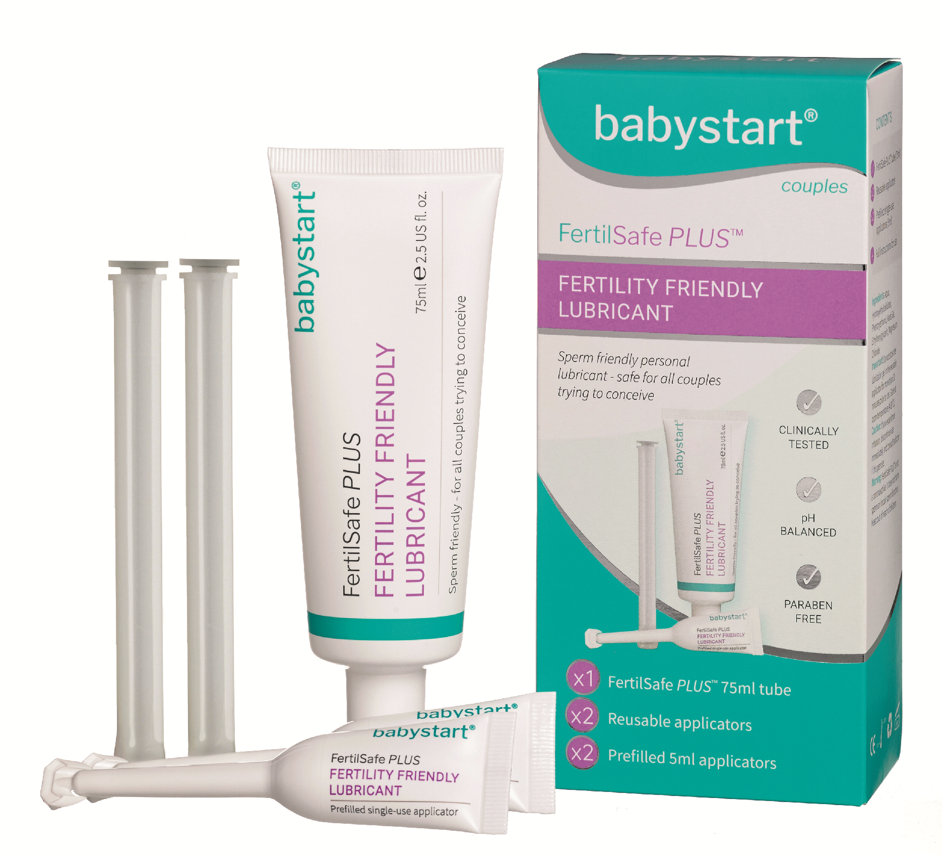 FertilSafe Plus 75 ml + Applikatorer - Fertilitetsglidmedel