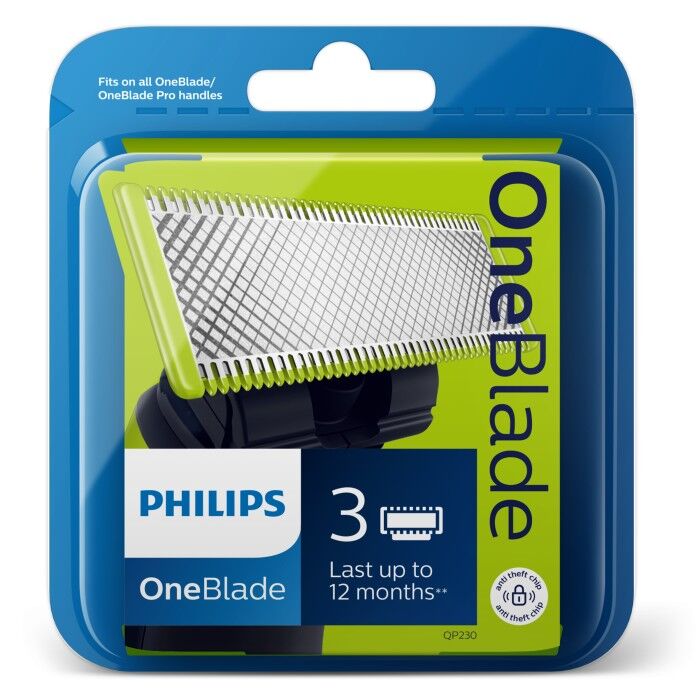 OneBlade Ersättningsrakblad 3-pack QP230/50