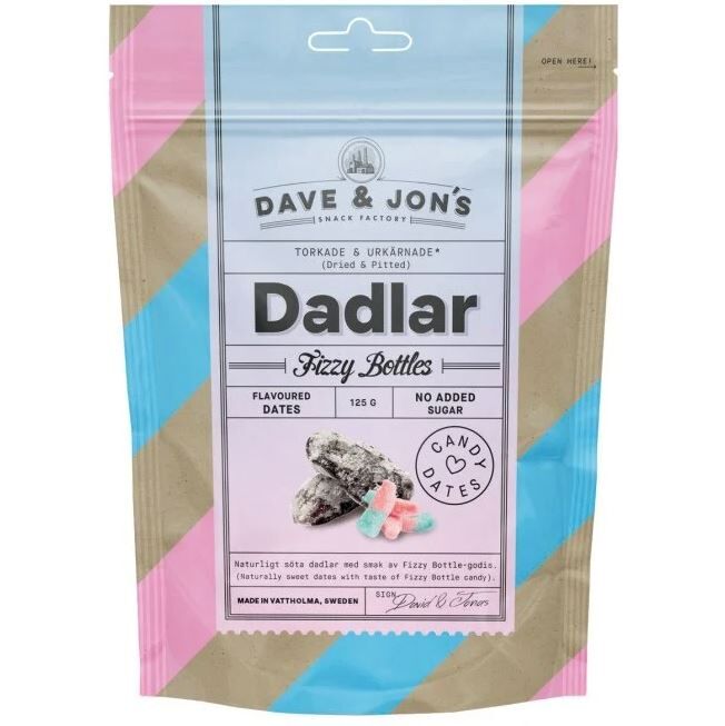 Dadlar Fizzy Bottles 125 g