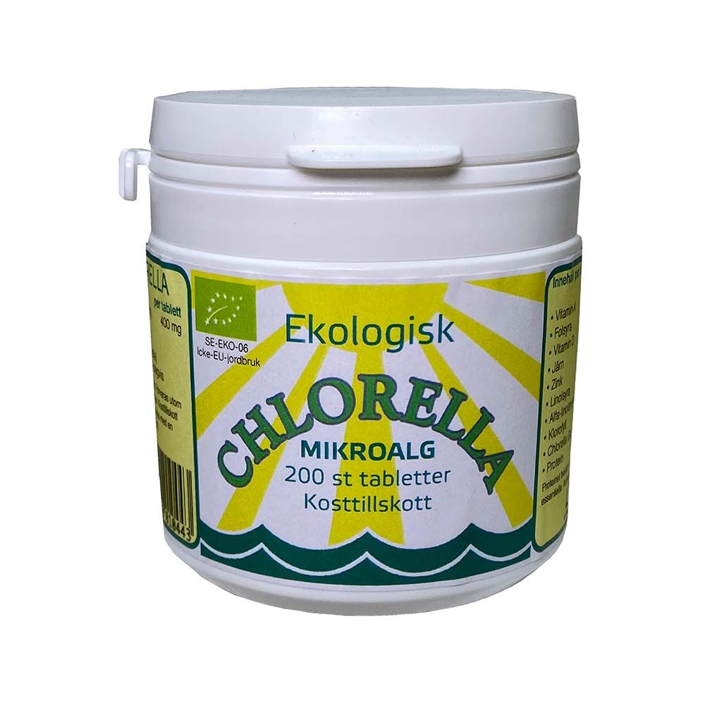 Chlorella 200 tabletter