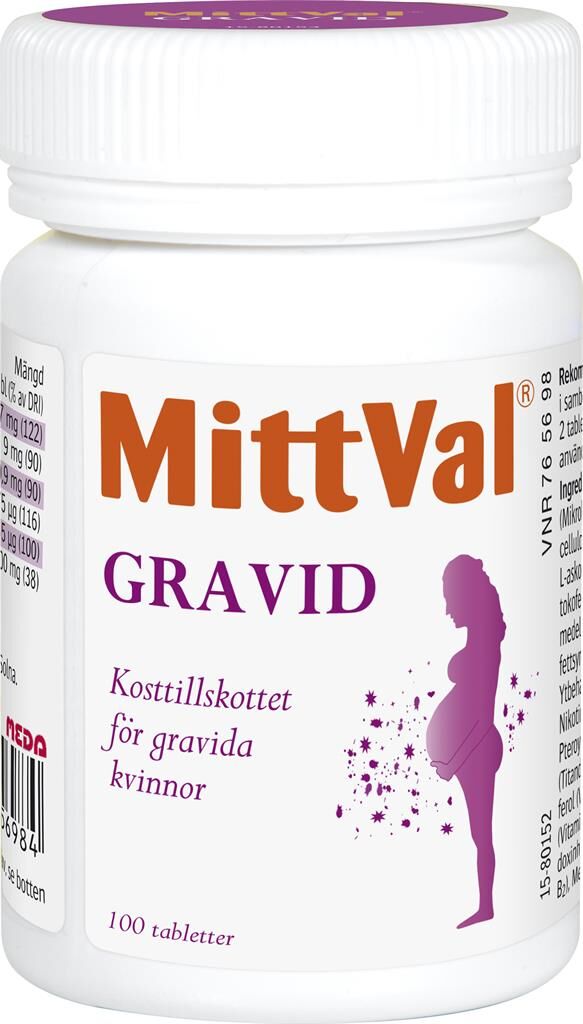 Gravid 100 tabletter