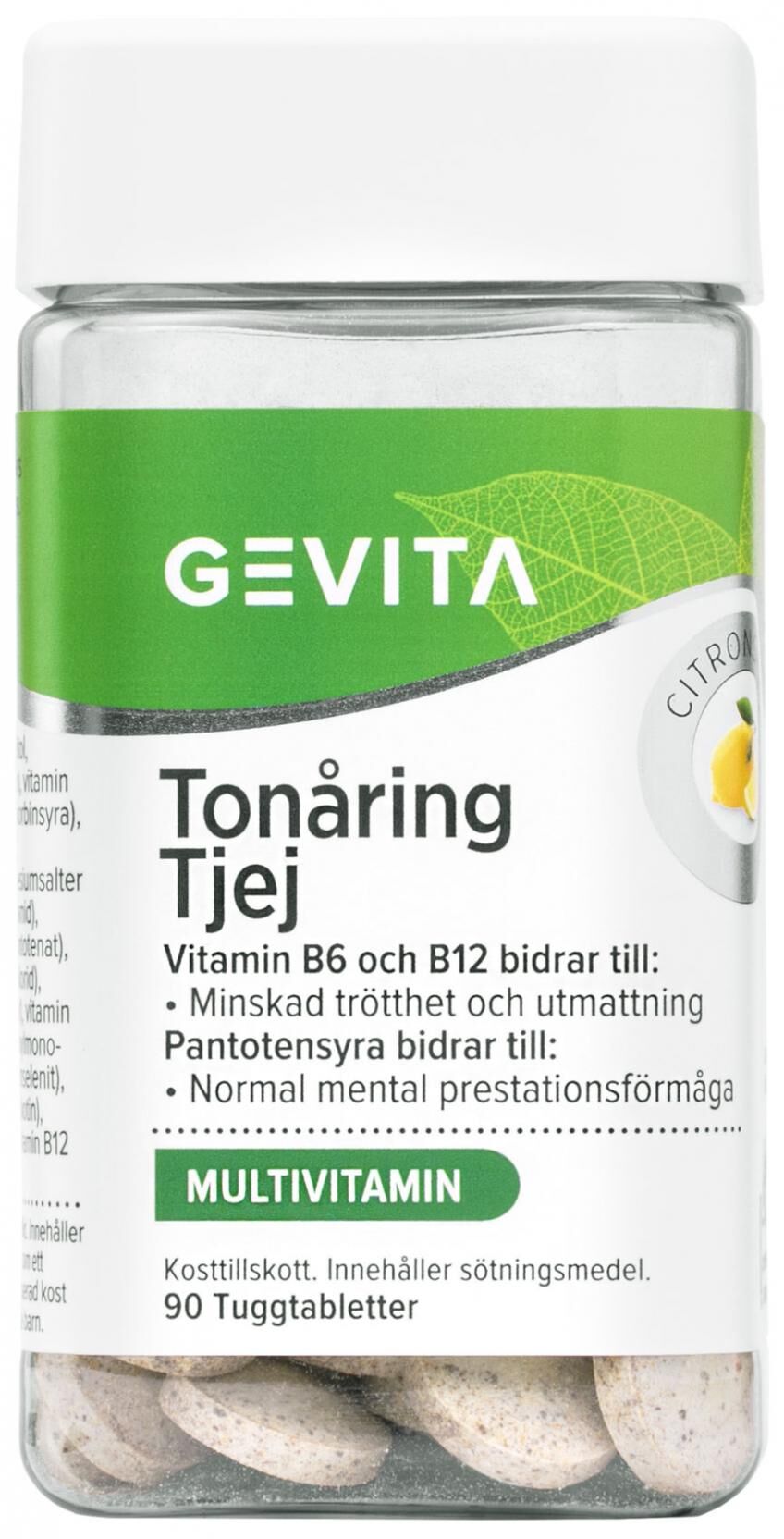 Gevita Tonåring Tjej 90 tuggtabletter