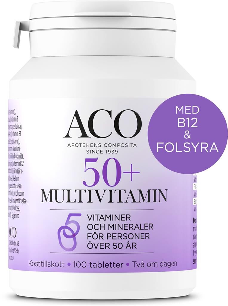 50+ Multivitamin, 100 st